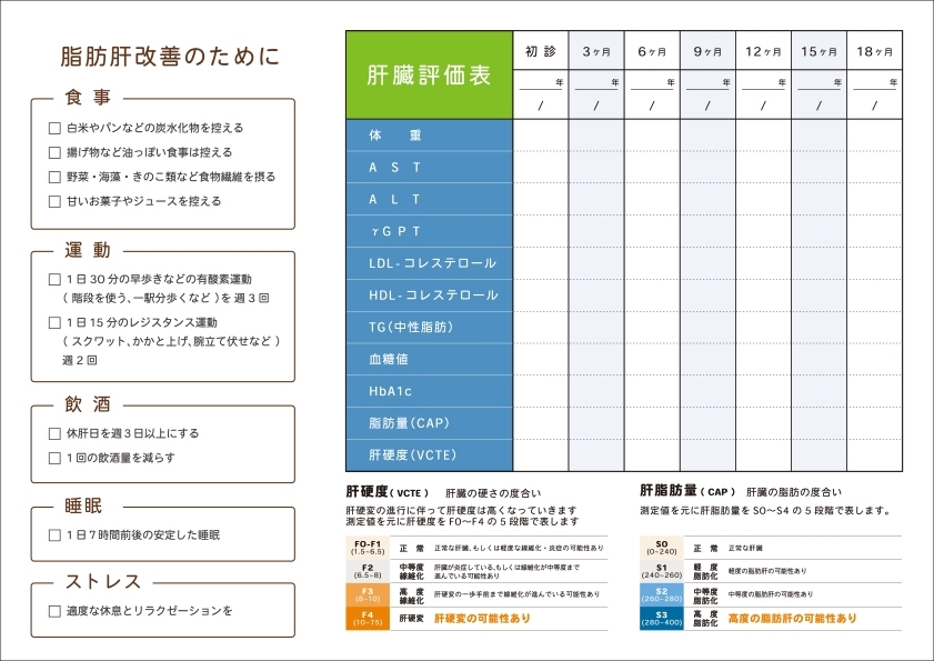肝臓手帳