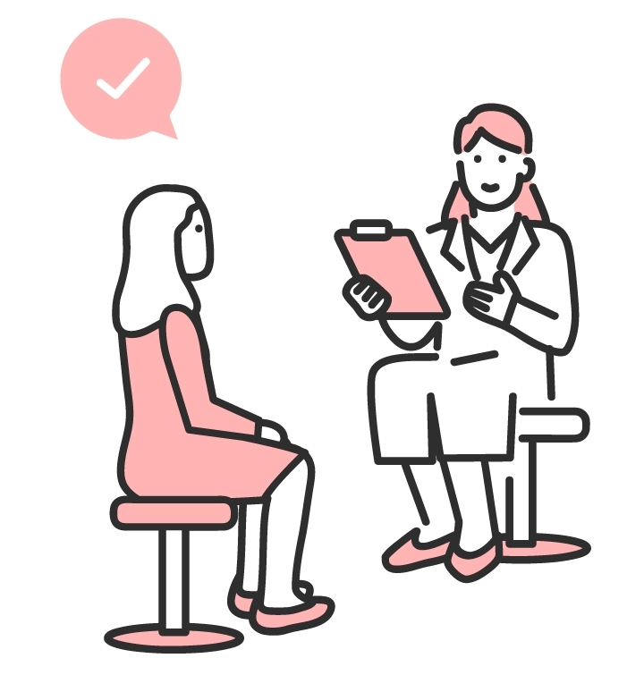 経験豊富な女性専門医が担当します